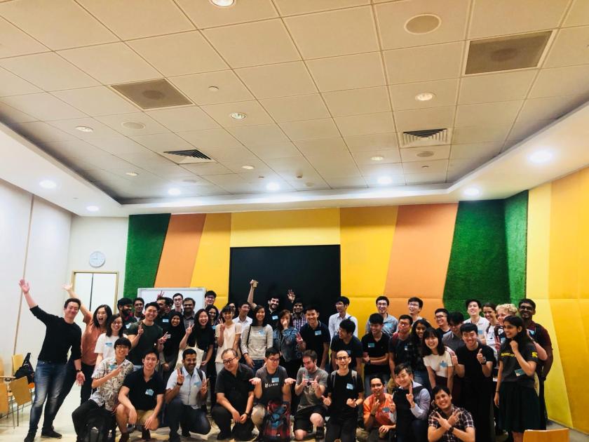 Entire cohort of volunteers for Code in the Community